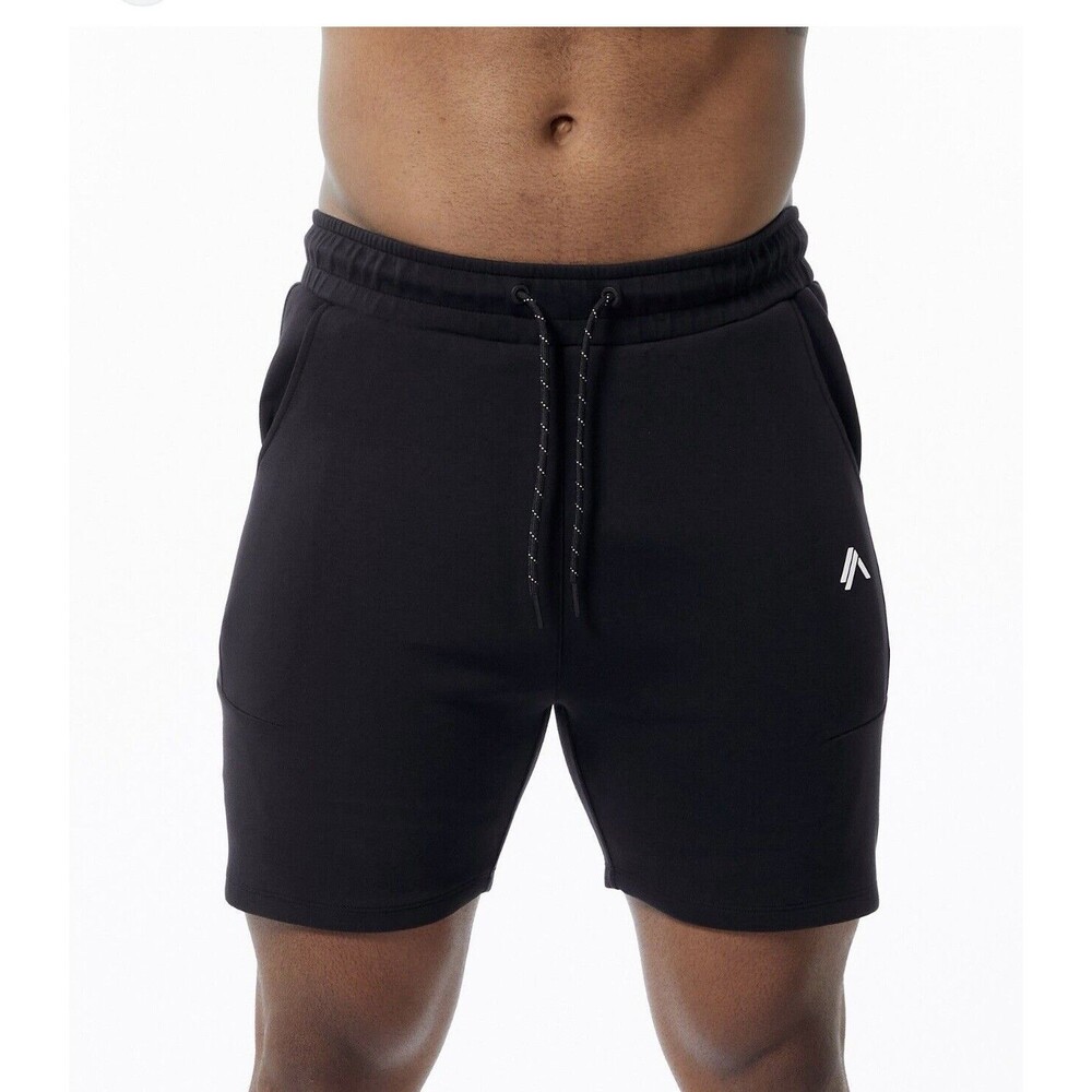 Alphalete Men's Elmts Athletic Short - Black Size Medium